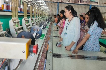 Banasthali Vidyapith Industrial Visit to Rajdhani Technology